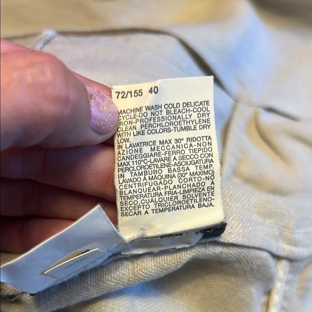 🛑 1 hour sale. MaxMara, size 6, Tan Lightweight Jacket - Picture 10 of 10